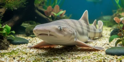 Bamboo shark oceanic aquarium in Balneário Camboriú