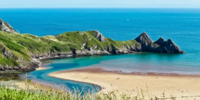 Beach and sea in Wales