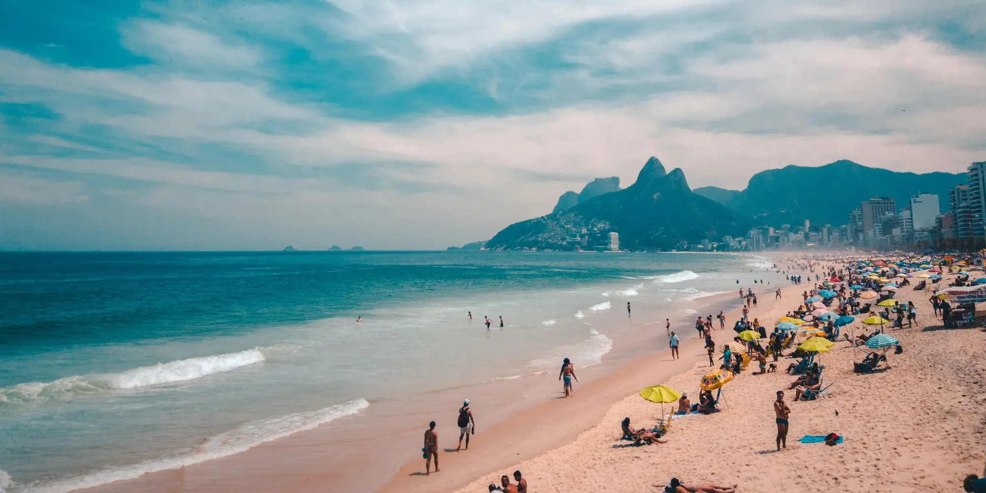 Strand in brasilien tauchen mit haien