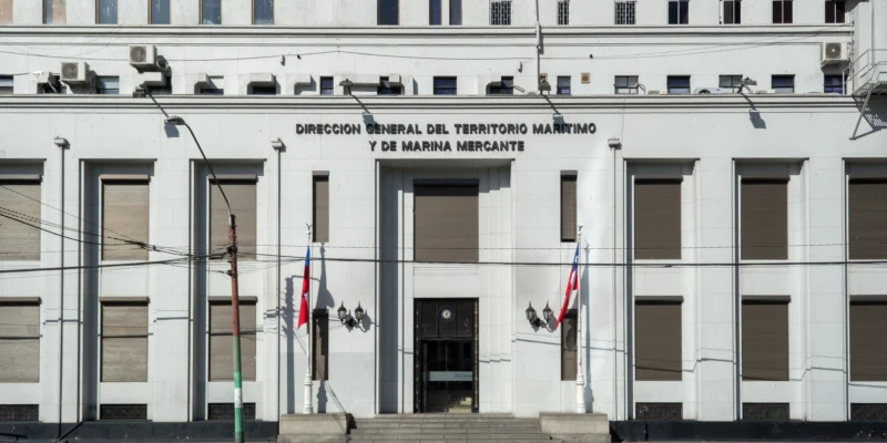 DIRECTEMAR-Gebäude in Valparaíso – Archivaufnahme von 2020